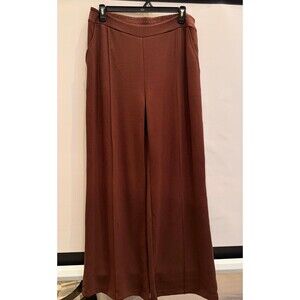 Ladies Scuba Wide Leg Pant